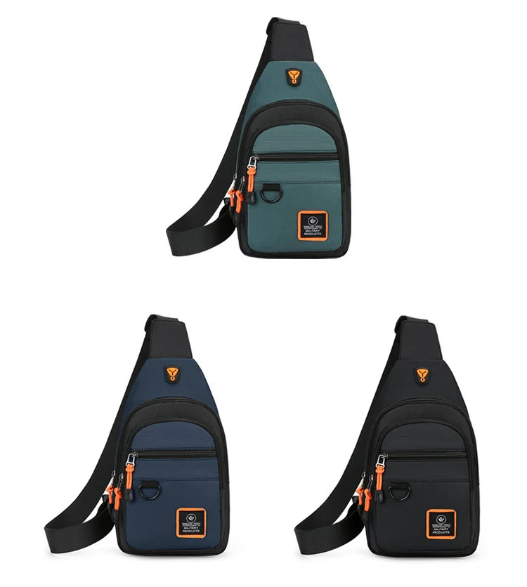 Men's Casual Sling Bag | Versatile Outdoor Chest Crossbody Pouch