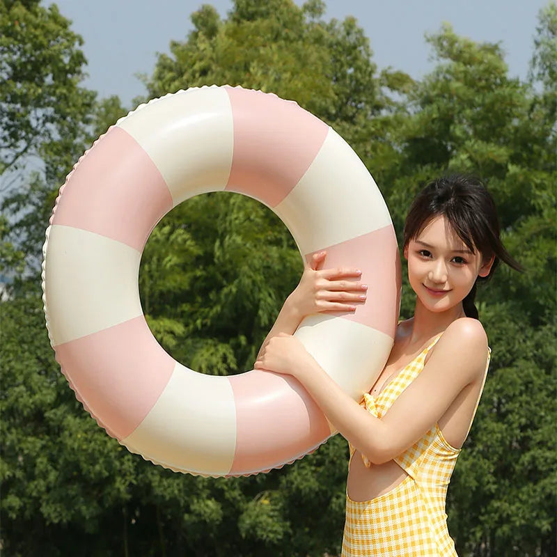 Adult Inflatable Swimming Ring | Fun Pool Float Toy