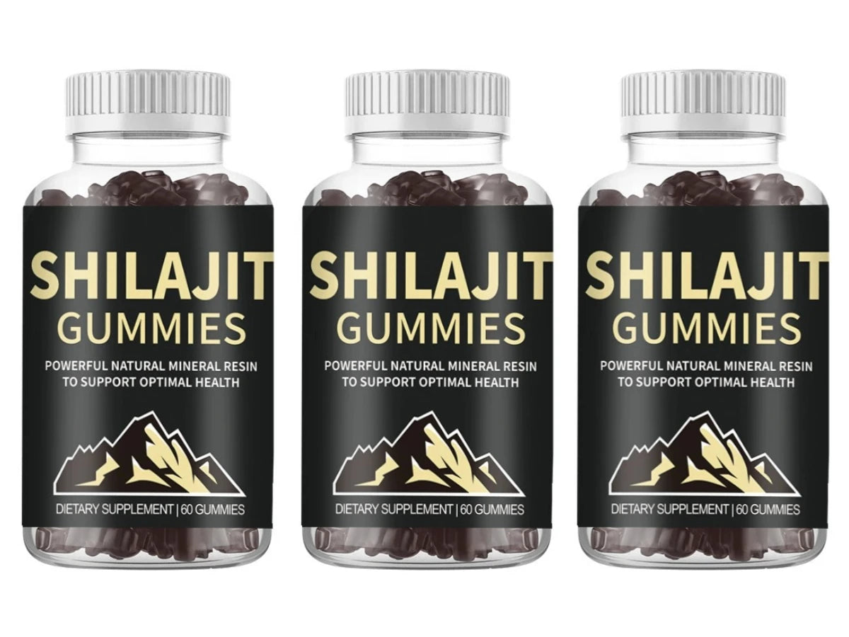 Himalayan Shilajit Gummies with Vitamins for Daily Energy Boost