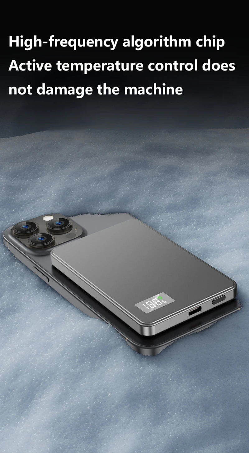 50000mAh Magnetic Wireless Power Bank | Fast Charging External Battery