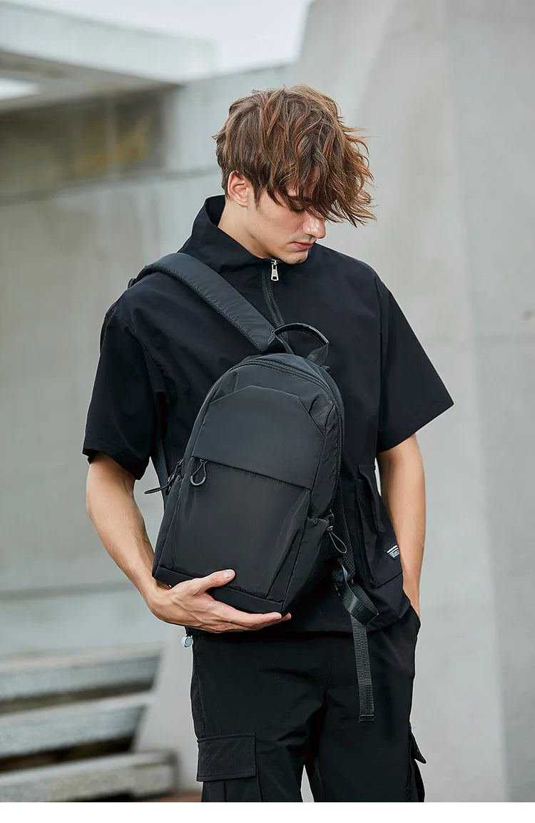 Stylish Small Men's Backpack for School & Outdoor Adventures