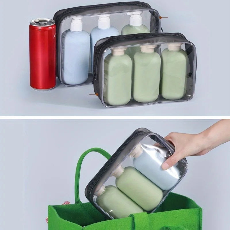 3Pcs Leak Proof Travel Bottle Set | Refillable Containers for Toiletries