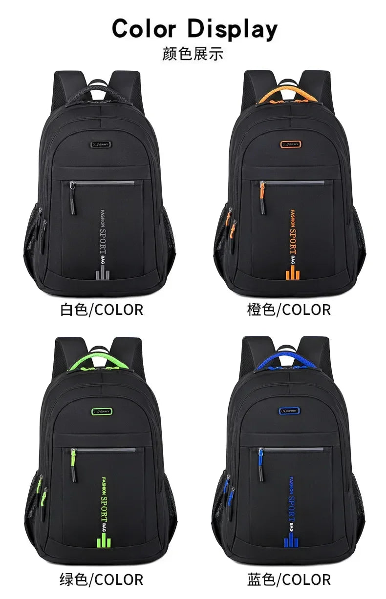 Men's Oxford Waterproof Backpack | Stylish School & Travel Bag