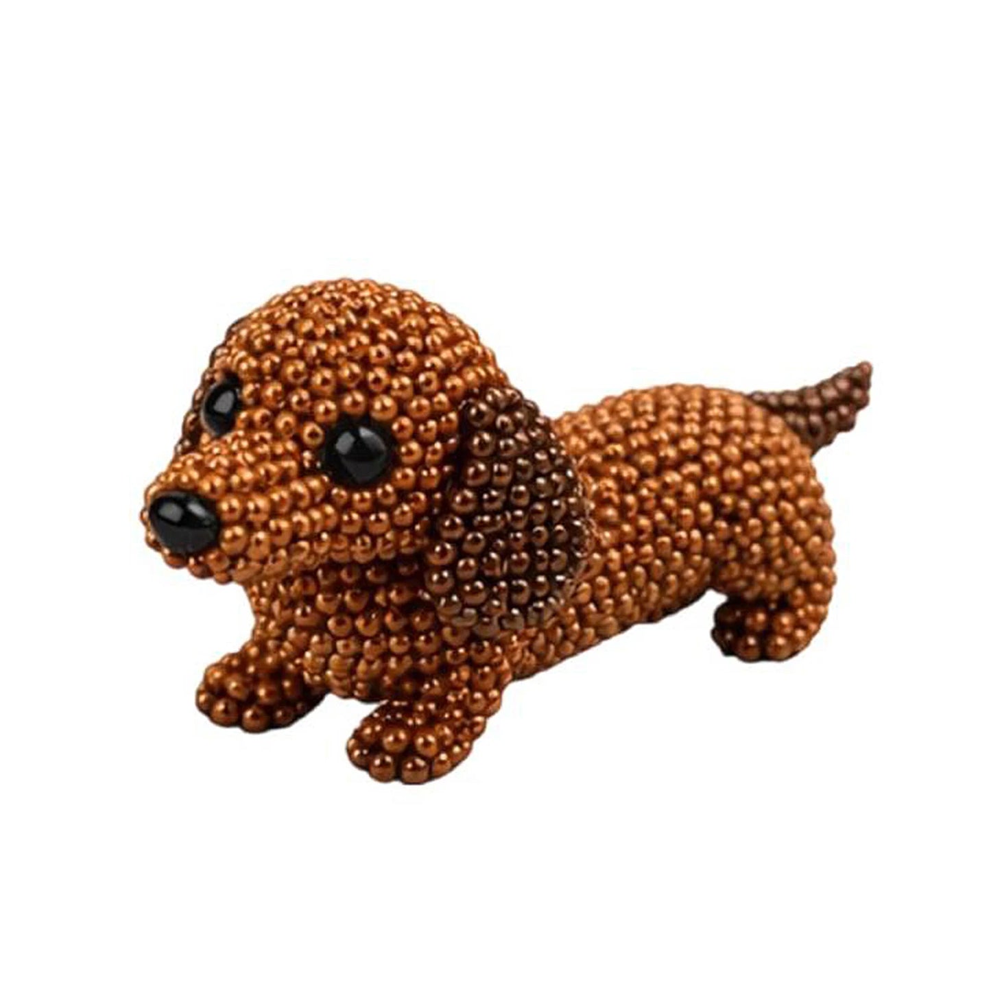 DIY 3D Animals Bead Craft Kit | Colorful Bead Embroidery Set
