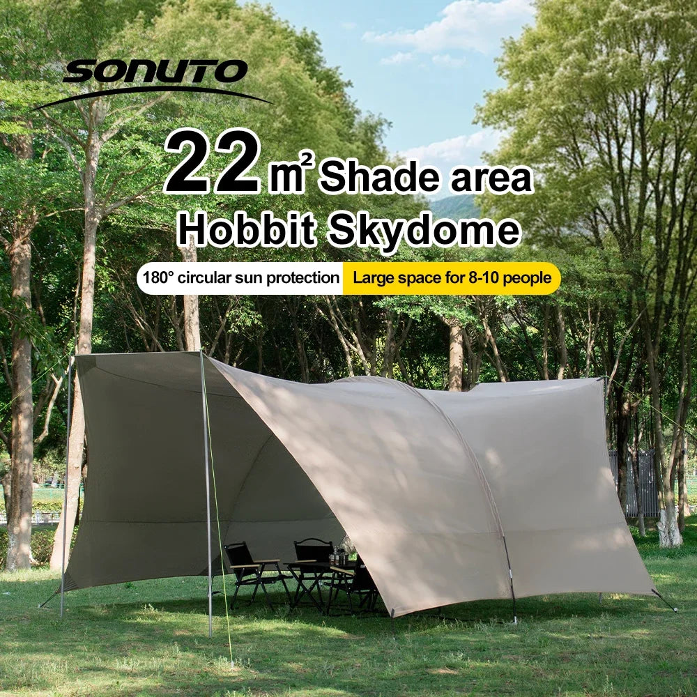 Portable Waterproof Car Awning Tent | UV Sun Shelter for Camping