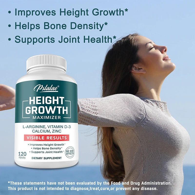 Natural Height Growth Maximizer | Peak Height Supplement for All Ages