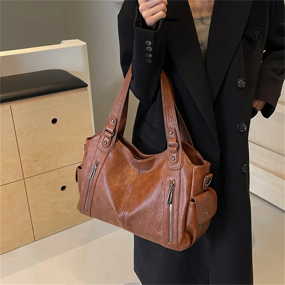 Stylish Large Capacity Shoulder Handbag | Versatile Tote Bag for Women