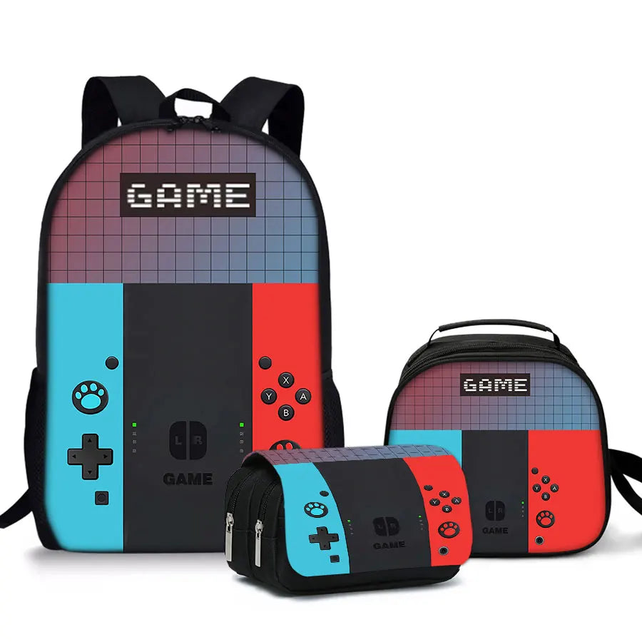 Lightweight Cartoon Backpack Set for Kids & Teens | Fun & Durable