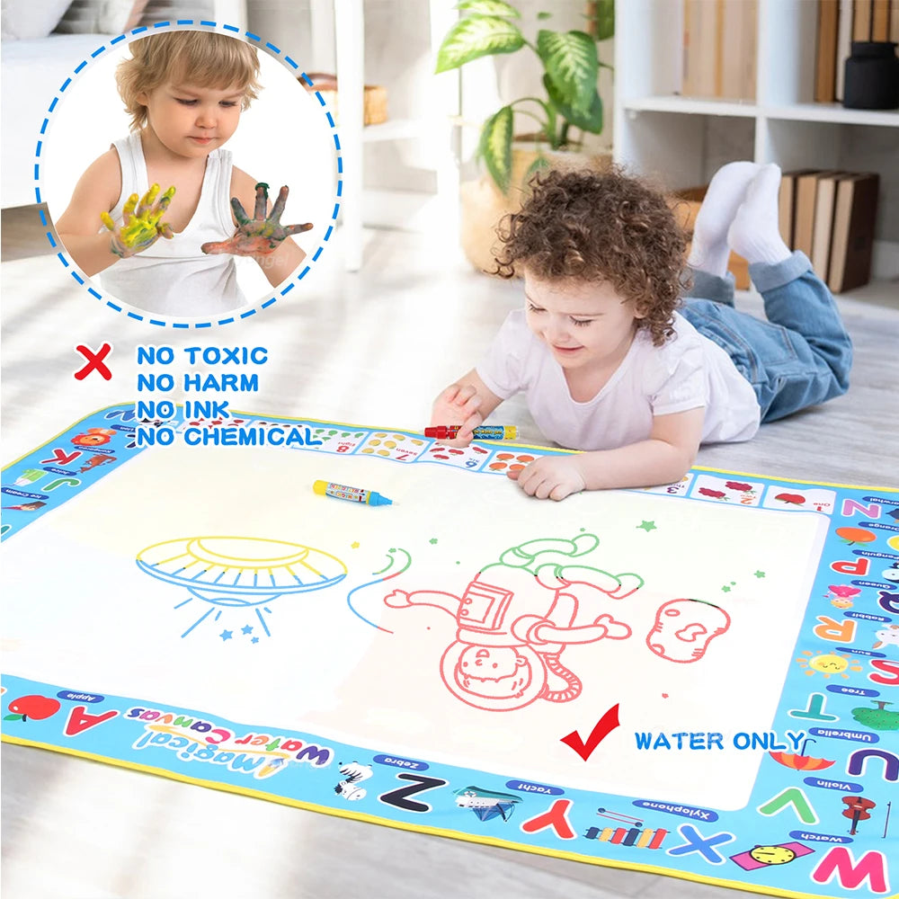 Magic Water Drawing Mat for Kids | Reusable Mess-Free Doodle Toy