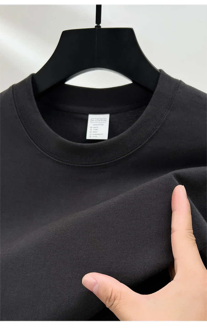 Men's Breathable Cotton Summer T-Shirt | Fashionable Short Sleeve Top