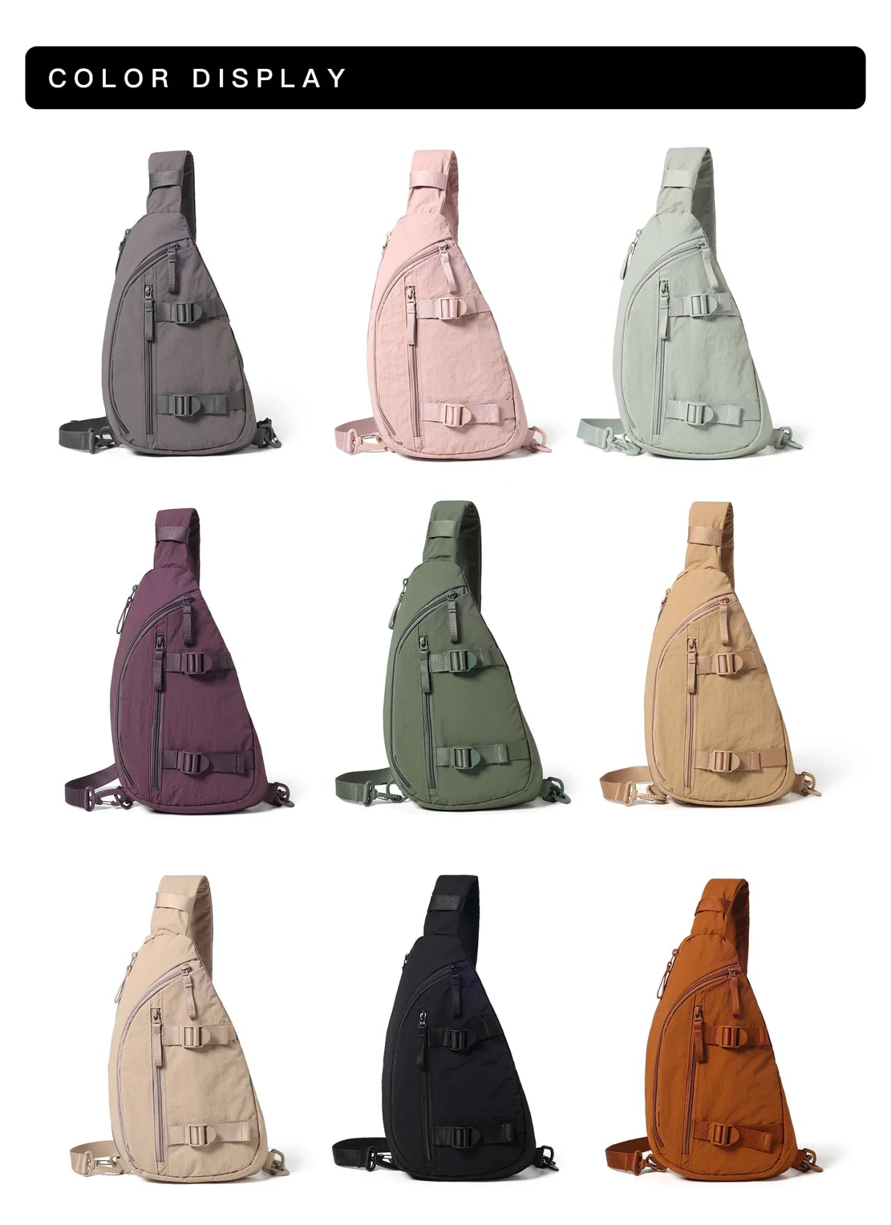 Multifunctional Lightweight Chest Bag for Casual Travel & Sports