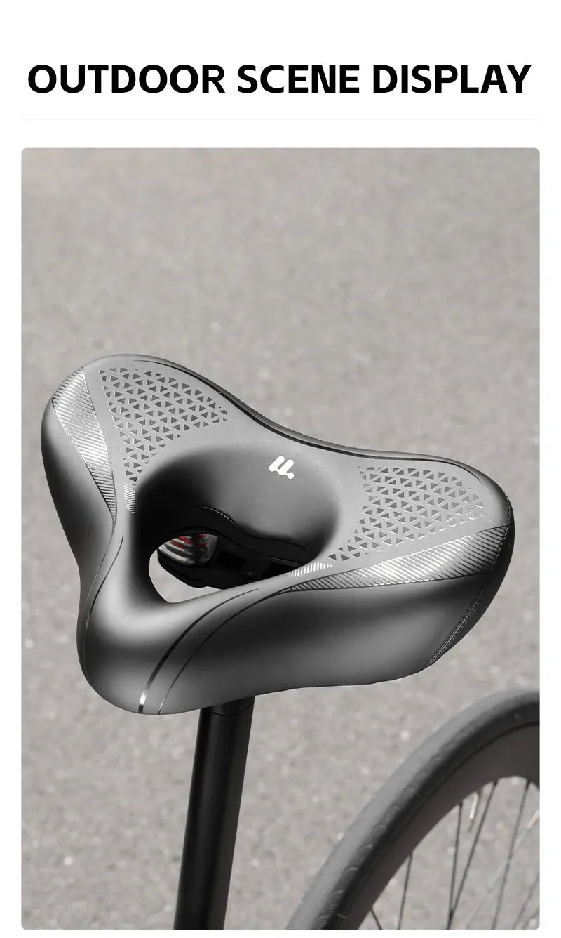 High-Elastic Shock-Absorbing Bicycle Saddle | Comfortable Bike Seat