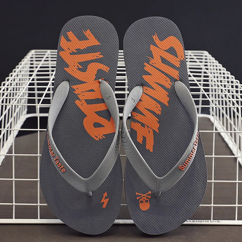 Men's Comfortable Flip Flops | Casual Beach Slides for Summer