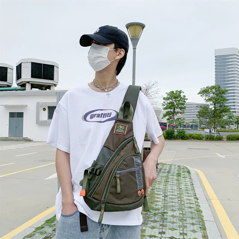 Men's Waterproof Crossbody Bag | Large Capacity Outdoor Travel
