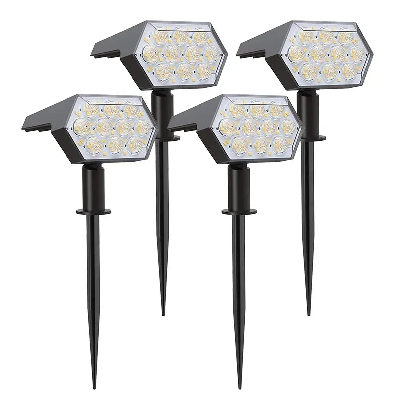 92 LED Solar Spot Lights | Waterproof Garden Pathway Lights