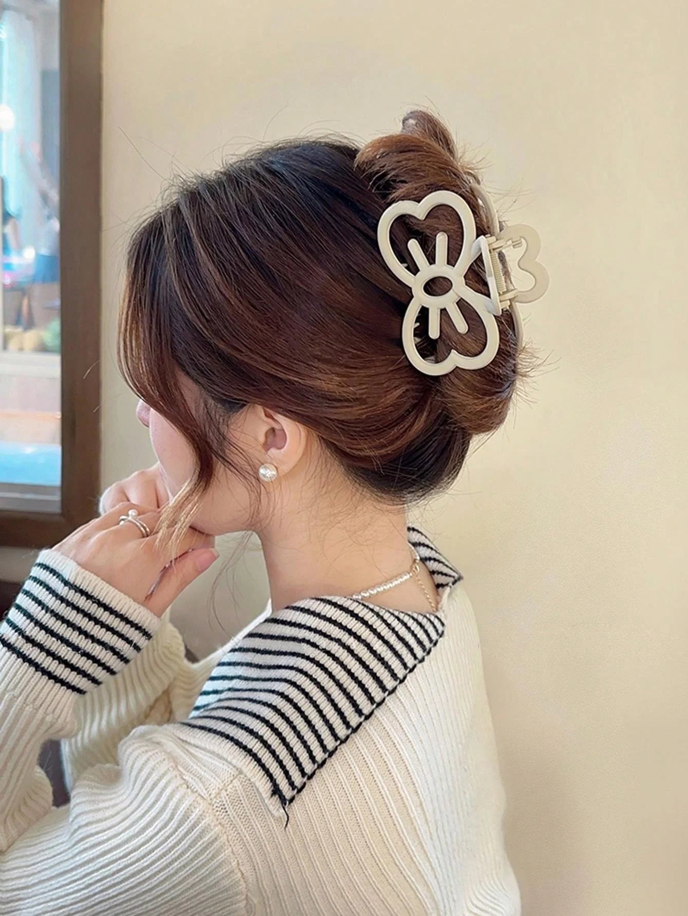 Candy Color Cat Bow Hair Clip | Stylish Hair Claw for Girls