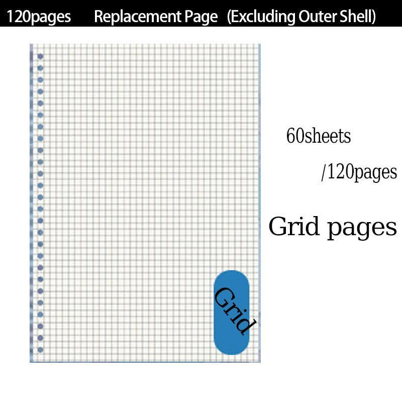 A5 Clear PVC Binder Notebook | Stylish Refillable Planner