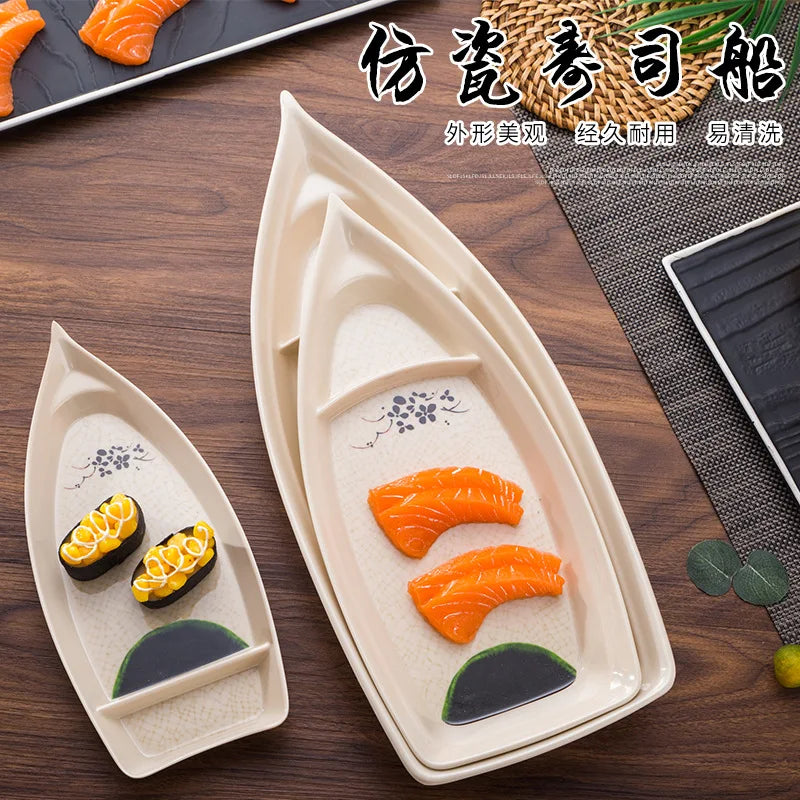Creative Boat Style Sushi Tray | Perfect for Snacks & Desserts