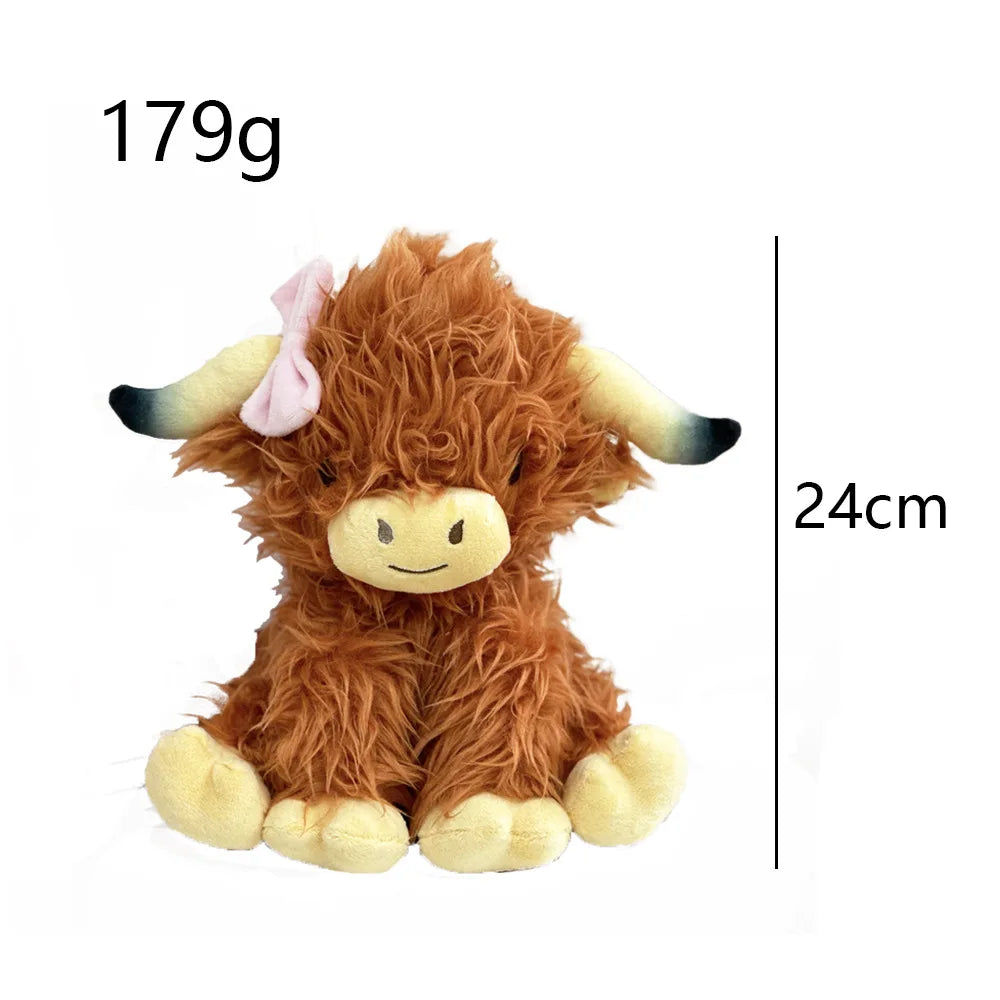 Adorable Highland Cow Plush Toy | Soft & Cuddly Stuffed Animal