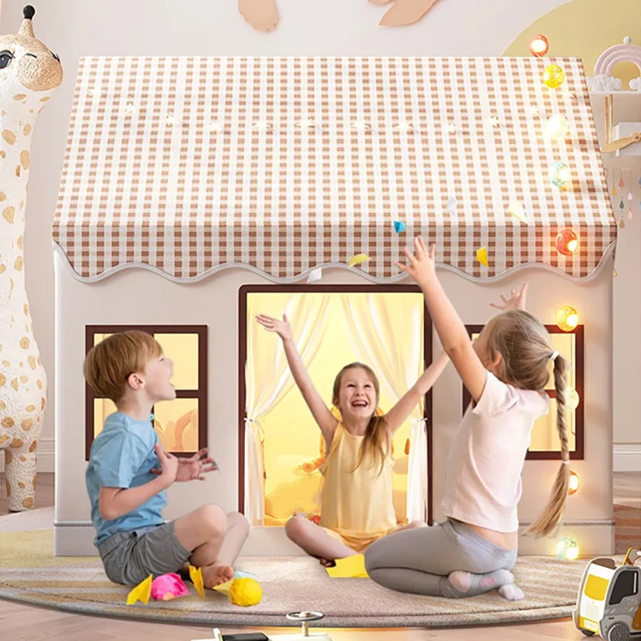Kids Foldable Play Tent | Fun Indoor Outdoor Princess Castle