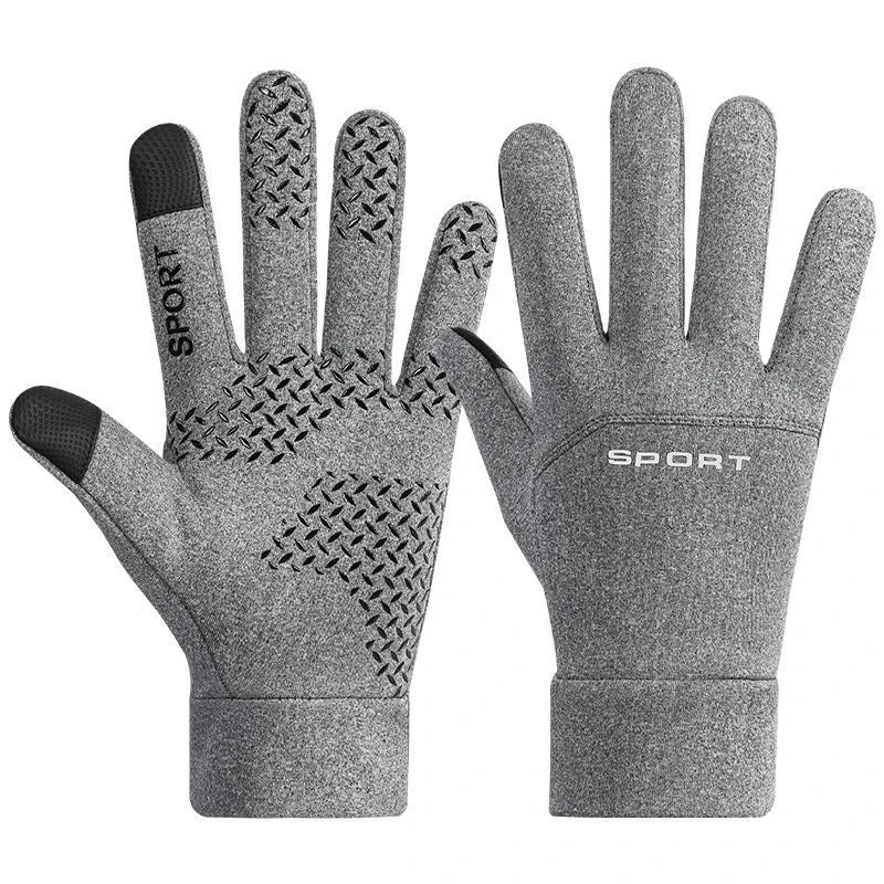 Warm Fleece Ski Gloves | Anti-Slip Thermal Gloves for Winter