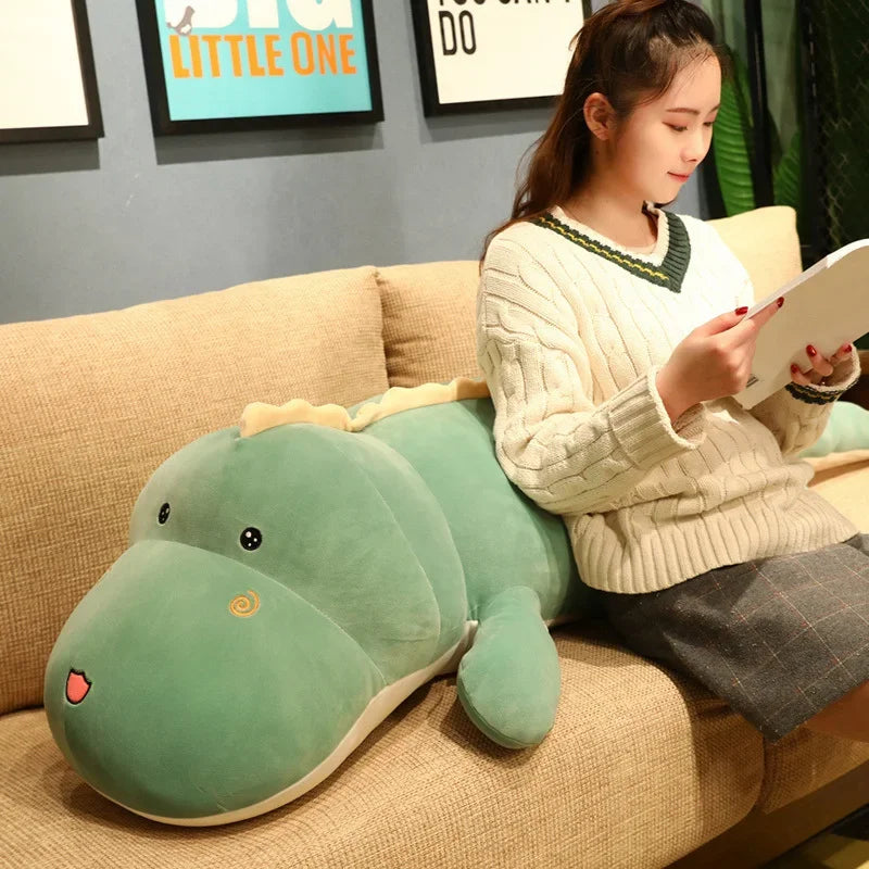 Cute Long Dinosaur Plush Toy | Soft Cartoon Stuffed Animal