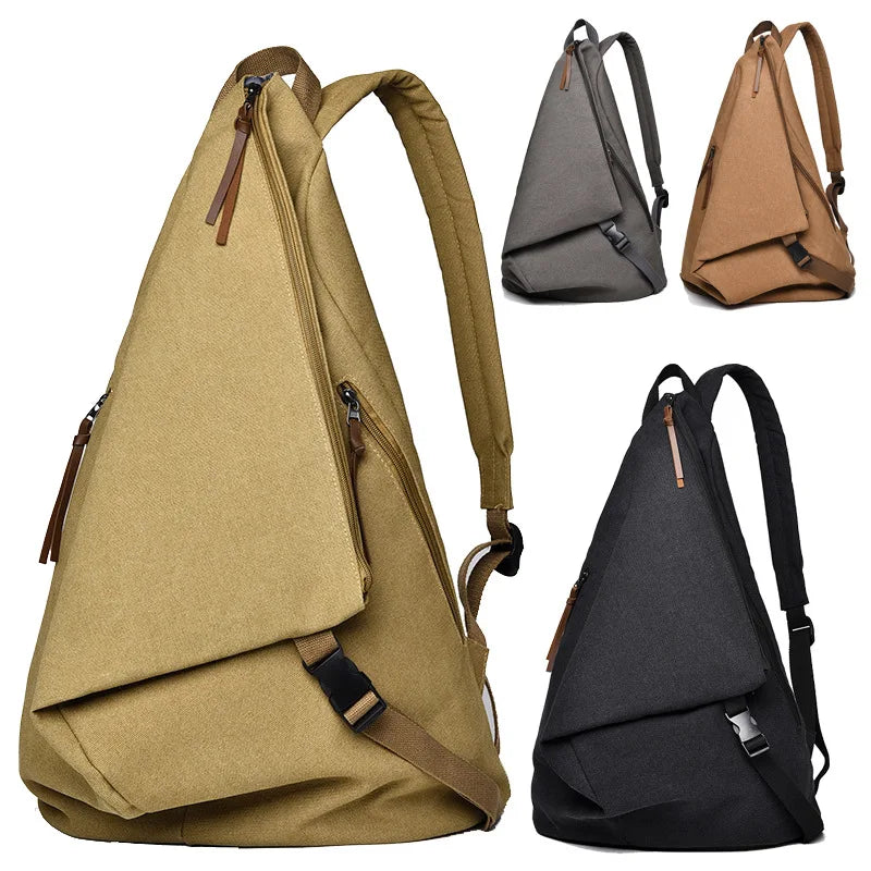 Large Capacity Canvas Backpack for Travel & Commute | Stylish & Versatile