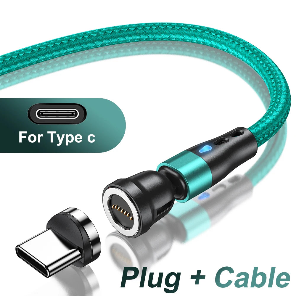 5A Magnetic Fast Charging Cable | 540° Rotating Design