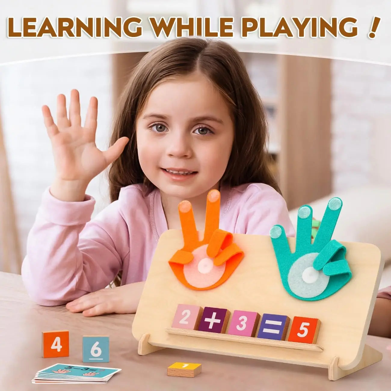 Double-Sided Finger Tracing Board | Montessori Learning Toy