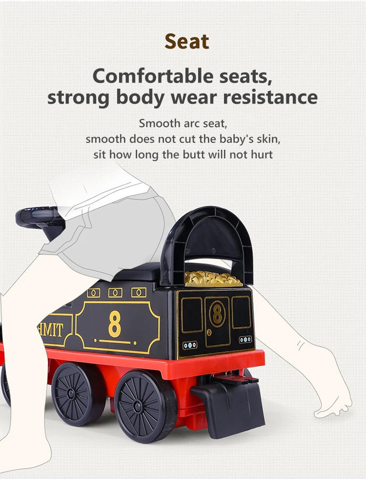 Electric Train Kids Riding Toy | Fun Railway Ride-on for Kids