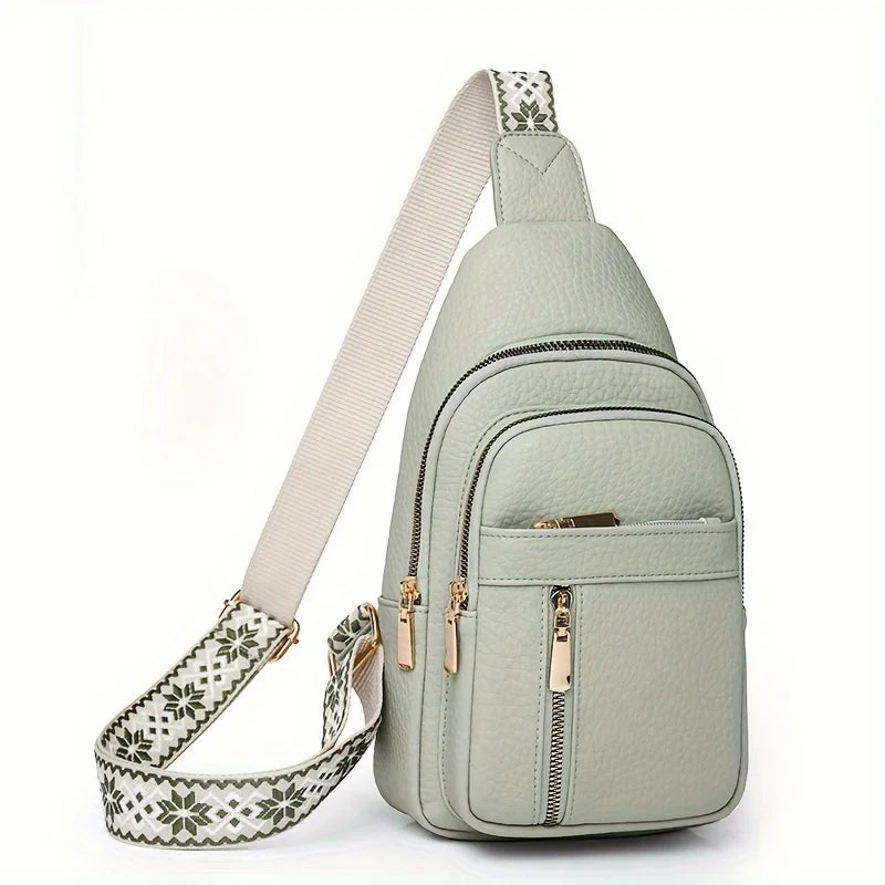 Multifunctional Retro Chic PU Leather Crossbody Bag | Versatile Design