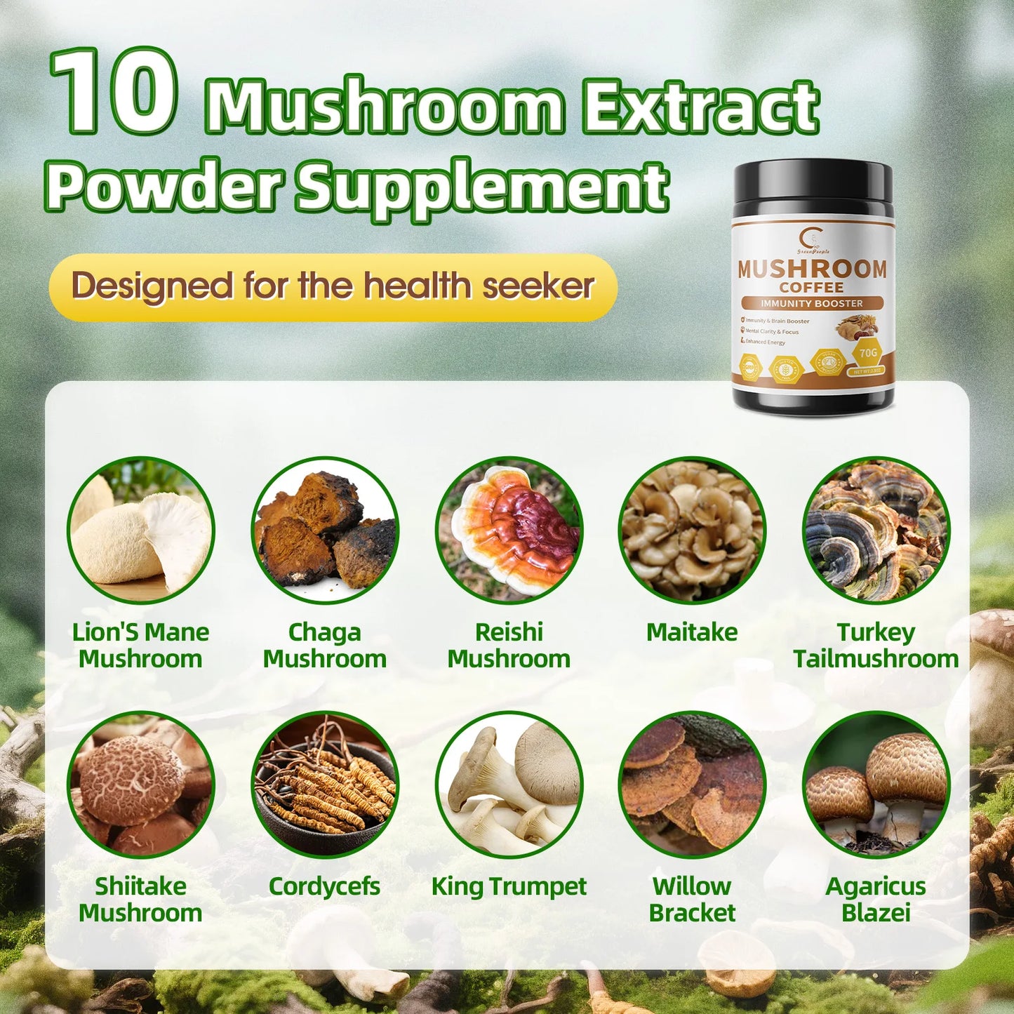 Mushroom Coffee for Immune Support | Boost Energy & Focus