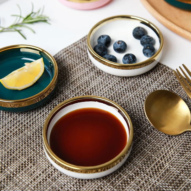 Elegant Ceramic Small Dishes for Sauces | Perfect Dining Accessory