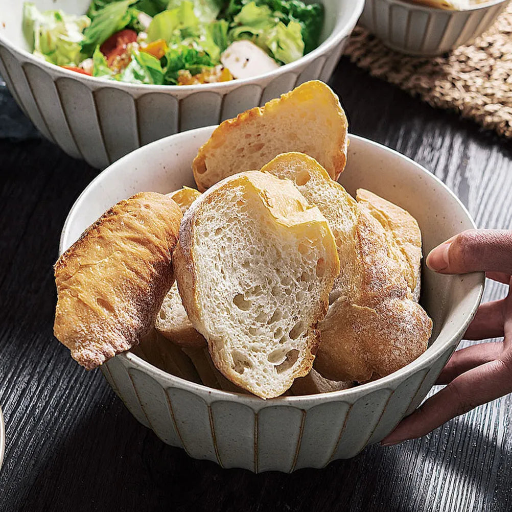 Premium Ceramic Noodle Bowl | Versatile Multifunctional Serving Dish