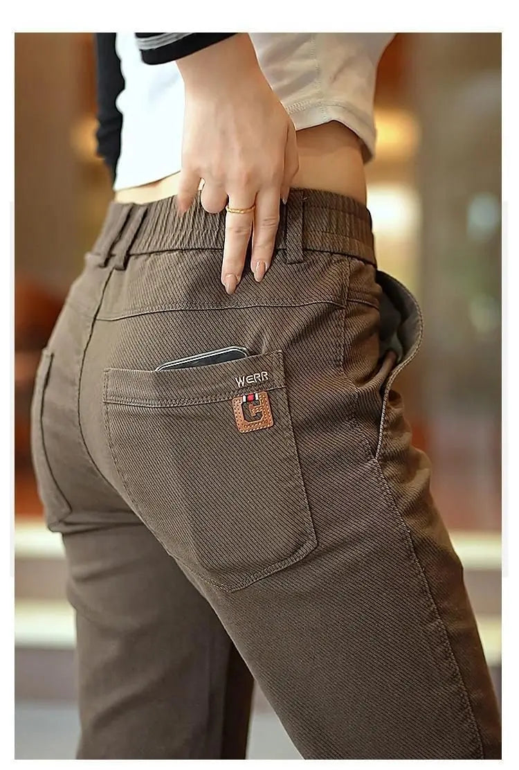 Men's Thick Fleece Wide-Leg Pants | Comfortable & Versatile Style