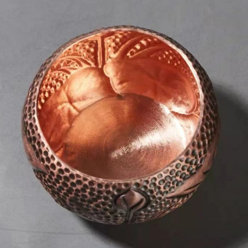 Handcrafted Pure Copper Coffee Mug | Vintage Moscow Mule Tumbler