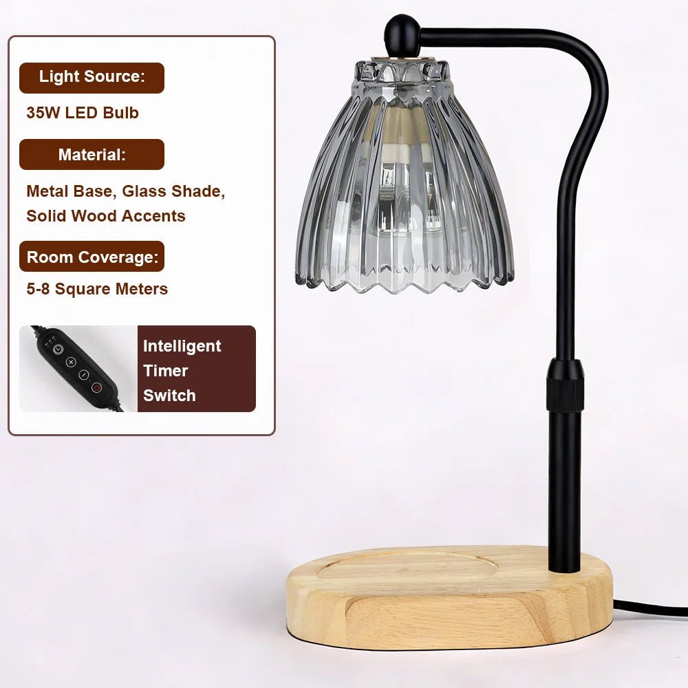 Candle Warmer Lamp with Timer | Aromatherapy Night Light