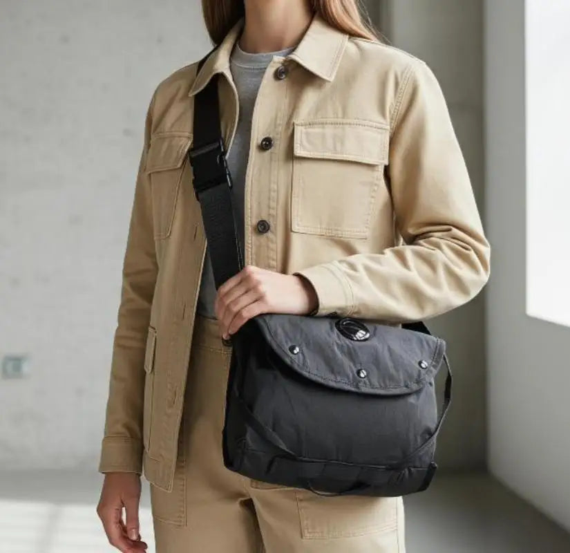 Stylish Men's and Women's Crossbody Messenger Bag | Casual Nylon Tote