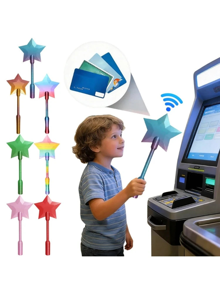 3D Star Shaped NFC Credit Card Cover | Fun & Stylish Payment Accessory