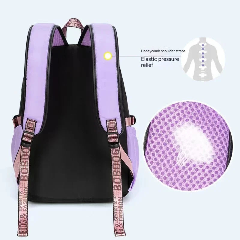 Cute Nylon Schoolbag Backpack for Teenagers | Durable & Stylish
