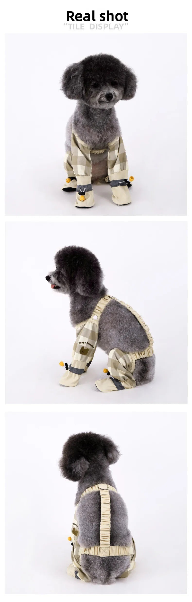 Reflective Anti-Slip Dog Jumpsuit | Dustproof Pet Pants