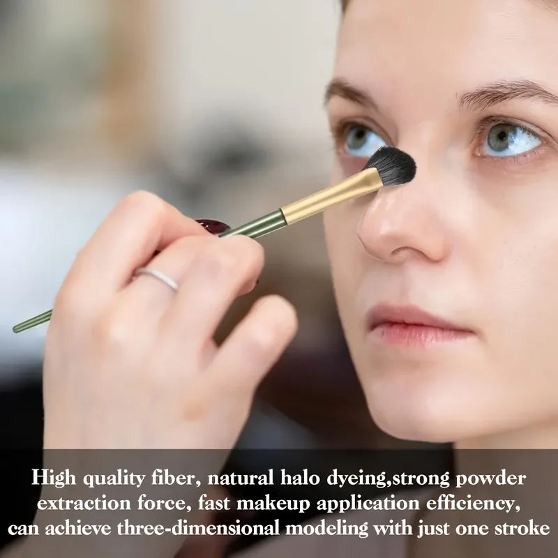 Advanced Half Fan Contour Brush | Precision Makeup Tool