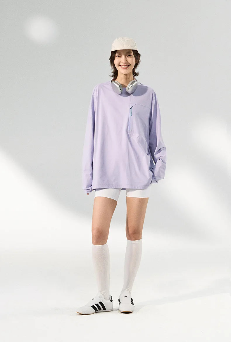 Men's Zip-up Long-sleeved Quick-dry Outdoor Base Layer Top
