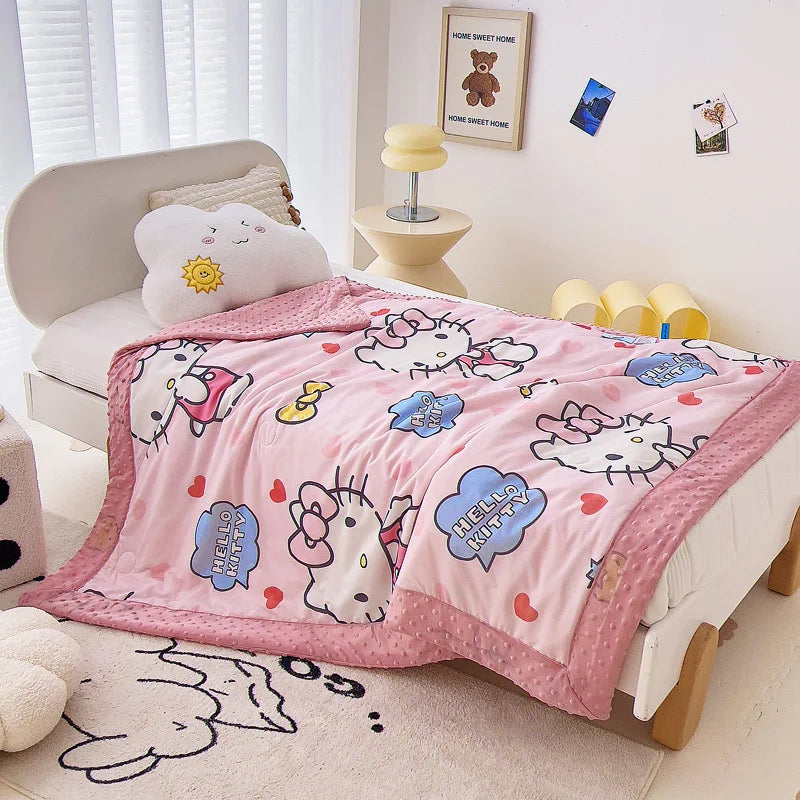 Cartoon Summer Quilt for Kids | Cooling Sensation Blanket