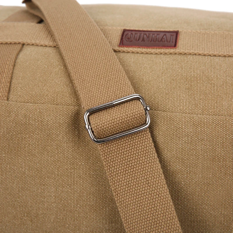 Men's Versatile Canvas Travel Bag | Large Capacity Weekend Duffel