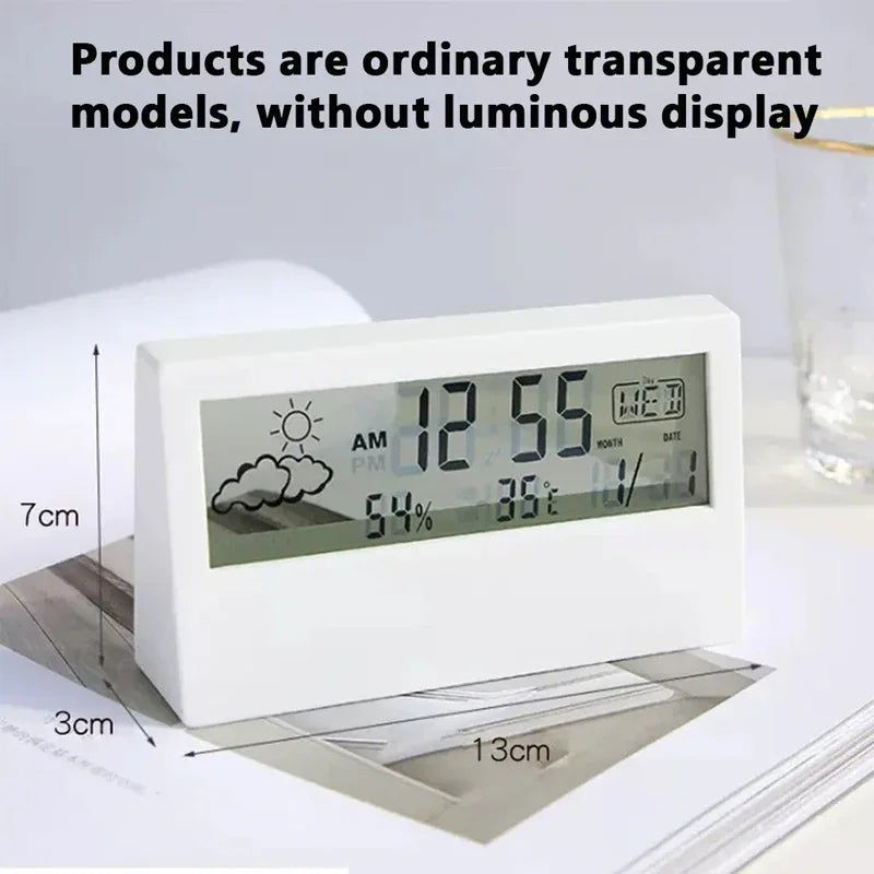 Multifunction LED Thermometer & Humidity Meter | Home Weather Station