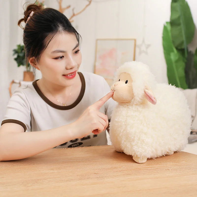 Soft Cotton Candy Plush Sheep Toys | Adorable Stuffed Alpaca Dolls