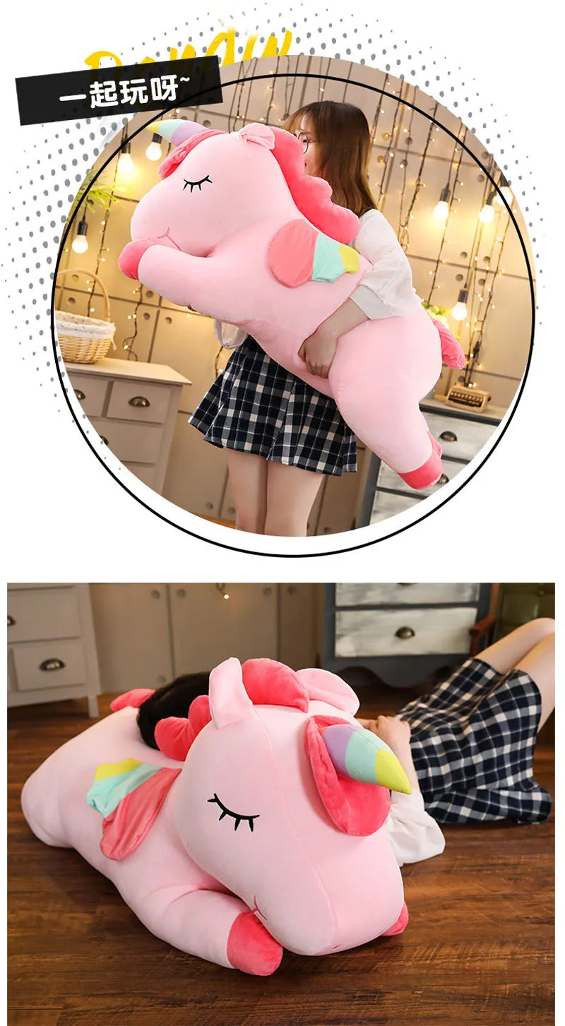 Kawaii Giant Unicorn Plush Toy | Soft Stuffed Animal for Kids