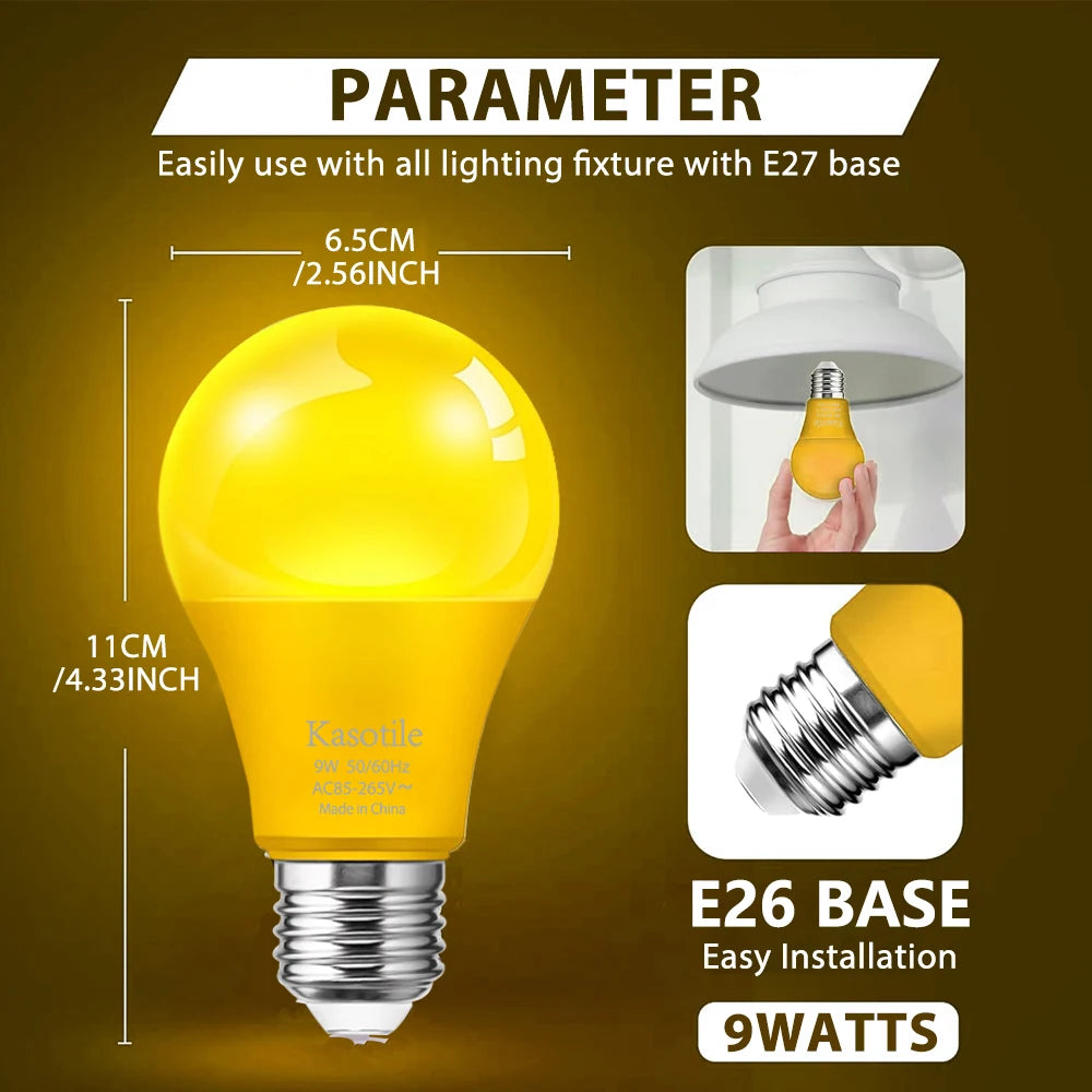 Colorful LED Energy Saving Bulb | 7 Color Options for Every Event