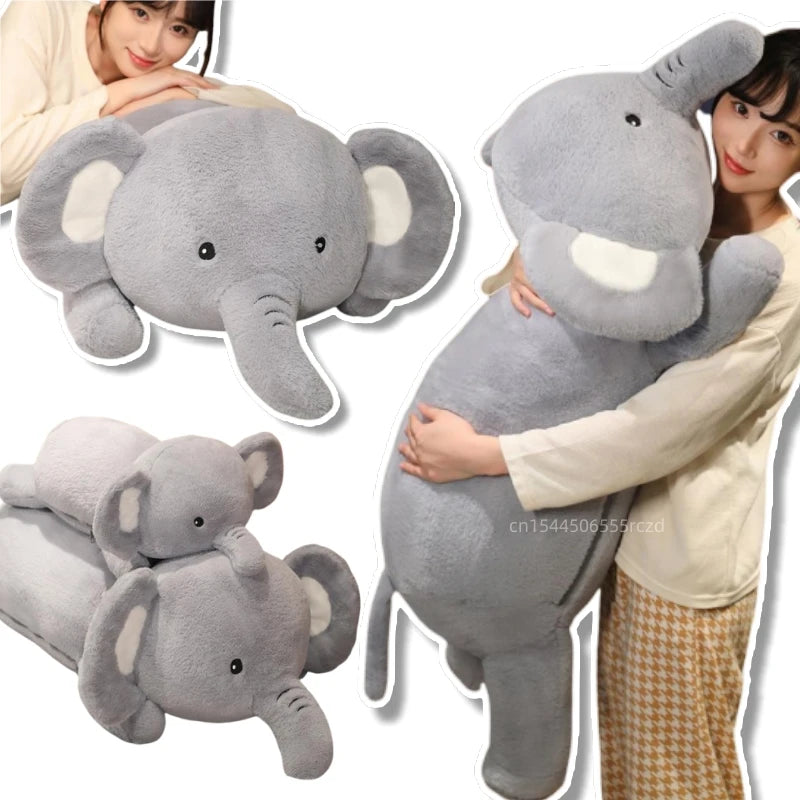 Giant Round Elephant Plush Doll | Cozy Home Decor Gift